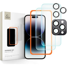 Tech-Protect Supreme Set tempered glass for iPhone 16 Pro - transparent (3 pcs.)