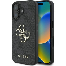 Guess 4G Big Logo iPhone 16 Plus Case - Black