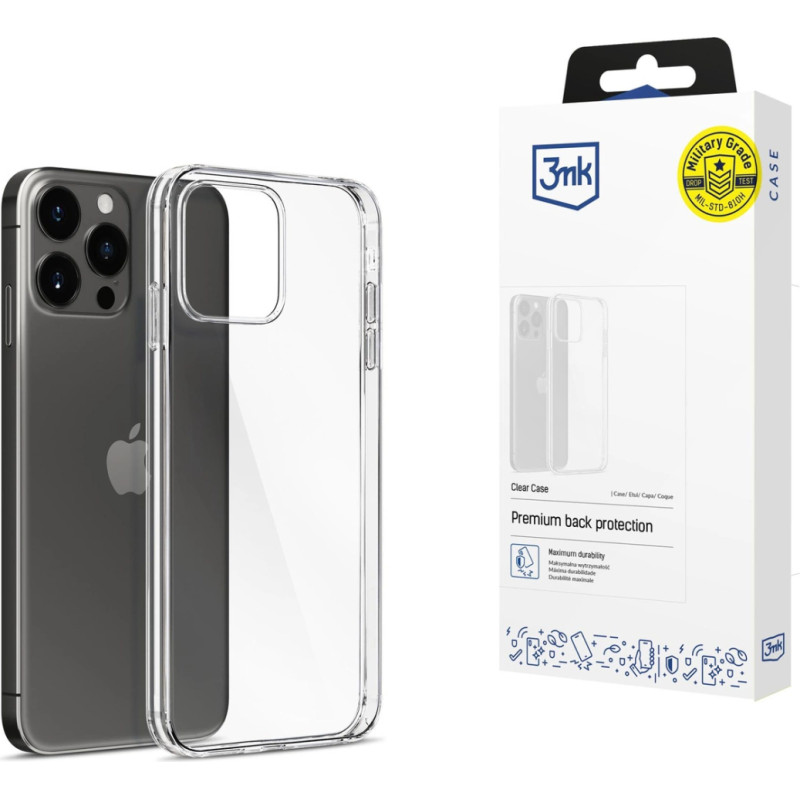 3Mk Protection 3mk Clear Case for iPhone 16 Pro Max - transparent