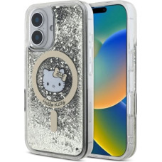 Hello Kitty Liquid Glitter Fever MagSafe iPhone 16 Case - Gold