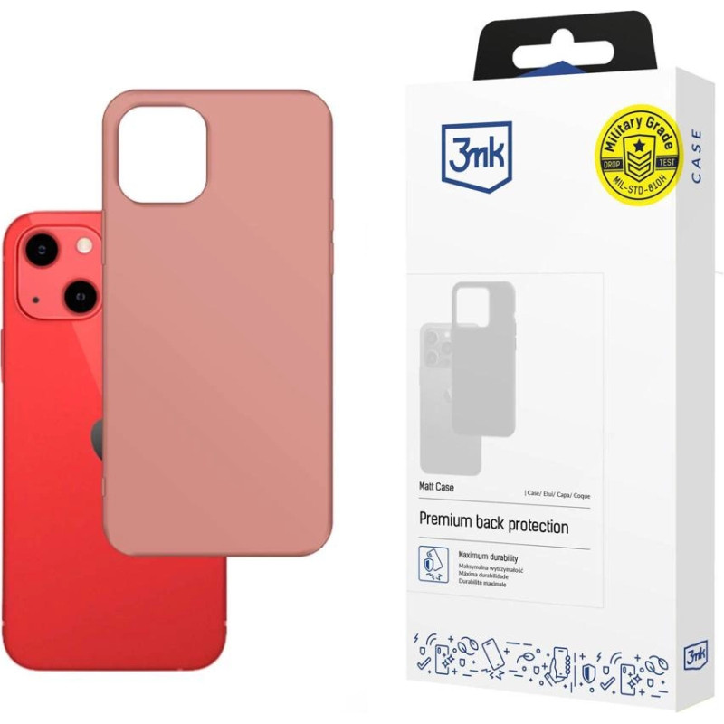 3Mk Protection Case for iPhone 13 from the 3mk series Matt Case - pink