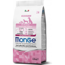 Monge ALL BREEDS Puppy & Junior Pork, Rice and Potatoes 2,5 kg