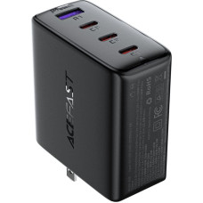 Acefast A96 PD100W GaN Charger (3 x USB-C + 1x USB-A) with US Plug - Black