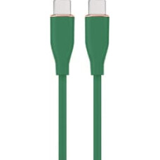 Gembird Kabelis Gembird Premium silicon USB Type-C Male - USB Type-C Male 1.5m Green