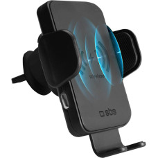 SBS TESUPWIR15WAUT smartphone holder with wireless charger for air vent - black