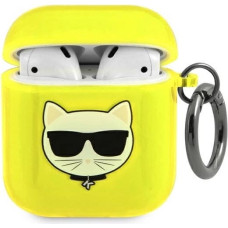 Karl Lagerfeld KLA2UCHFY AirPods cover żółty/yellow Choupette