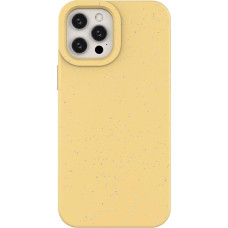 Hurtel Eco Case for iPhone 12 mini silicone cover phone case yellow