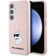 Karl Lagerfeld Silicone Choupette case for Samsung Galaxy S24 - pink