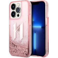 Karl Lagerfeld KLHCP14XLBKLCP iPhone 14 Pro Max 6.7 "pink / pink hardcase Liquid Glitter Big KL