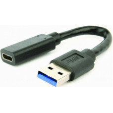 Gembird USB Male - USB Type C Female 0.1m Black