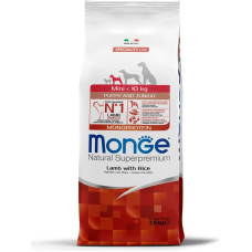 Monge MINI Puppy & Junior Lamb and Rice 7,5 kg