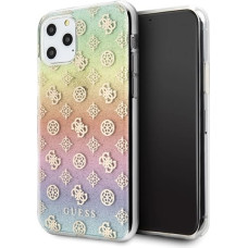 Guess GUHCN58PEOML iPhone 11 Pro multicolor hard case Iridescent 4G Peony