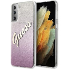 Guess GUHCS21MPCUGLSPI S21+ G996 pink/pink hardcase Glitter Gradient Script