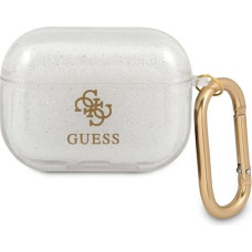 Guess GUAPUCG4GT AirPods Pro cover Transparent Glitter Collection