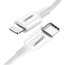 Ugreen cable USB Type C - Lightning 3A cable 0.25 m white (US171)