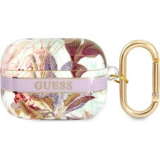 Guess GUAPHHFLU AirPods Pro cover purple/purple Flower Strap Collection