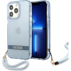 Guess GUHCP13LHTSGSB iPhone 13 Pro / 13 6,1 "blue / blue hardcase Translucent Stap