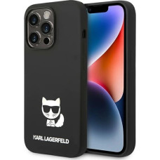 Karl Lagerfeld KLHCP14XSLCTBK iPhone 14 Pro Max 6.7 "hardcase black / black Silicone Choupette Body