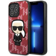 Karl Lagerfeld KLHCP13XPMNIKPI iPhone 13 Pro Max 6.7" hardcase red/red Monogram Ikonik Patch