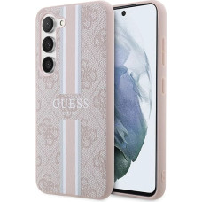 Guess GUHCS23SP4RPSP S23 S911 pink/pink hardcase 4G Printed Stripe