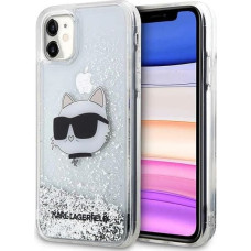 Karl Lagerfeld KLHCN61LNCHCS iPhone 11/ XR silver/silver hardcase Glitter Choupette Head