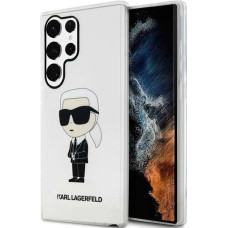 Karl Lagerfeld KLHCS23LHNIKTCT S23 Ultra S918 transparent hardcase Ikonik Karl Lagerfeld