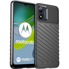 Hurtel Thunder Case Motorola Moto E13 Silicone Armored Cover Black