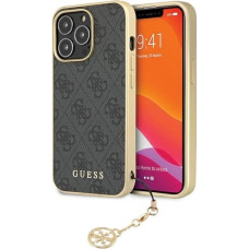 Guess 4G Charms Collection case for iPhone 14 Pro - gray