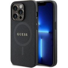 Guess GUHMP15LPSAHMCK iPhone 15 Pro 6.1" black/black hardcase Saffiano MagSafe