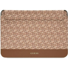 Guess GCube Stripes case for a 16" laptop - brown