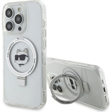 Karl Lagerfeld KLHMP15LHMRSCHH iPhone 15 Pro 6.1" white/white hardcase Ring Stand Choupette Head MagSafe