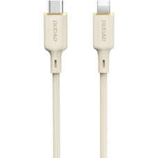 Dudao L7SCL USB-C - Lightning cable 30W 1m - beige