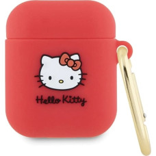 Hello Kitty Silicone 3D Kitty Head case for AirPods 1/2 - fuchsia