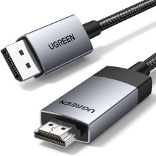 Ugreen DP119 15773 DisplayPort / HDMI 4K 60Hz cable 1m - gray