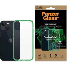 Panzerglass ClearCase antibacterial Military Grade certified case for iPhone 13 mini - transparent green