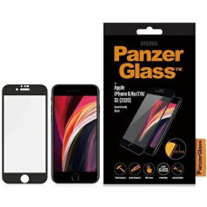 Panzerglass E2E Super+ tempered glass for iPhone 6 / 6s / 7 / 8 / SE 2020 / SE 2022 - with black frame