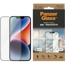 Panzerglass Ultra-Wide Fit Antibacterial Tempered Glass with Glare Filter and Positioner for iPhone 14/13 Pro/13