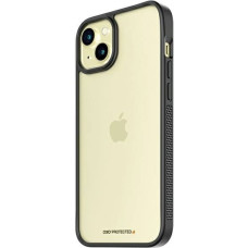 Panzerglass ClearCase Case for iPhone 15 Plus / 14 Plus with Military Grade Certification - Clear & Black