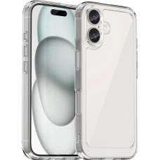 Hurtel Outer Space Case with Gel Frame for iPhone 16 Plus - Clear