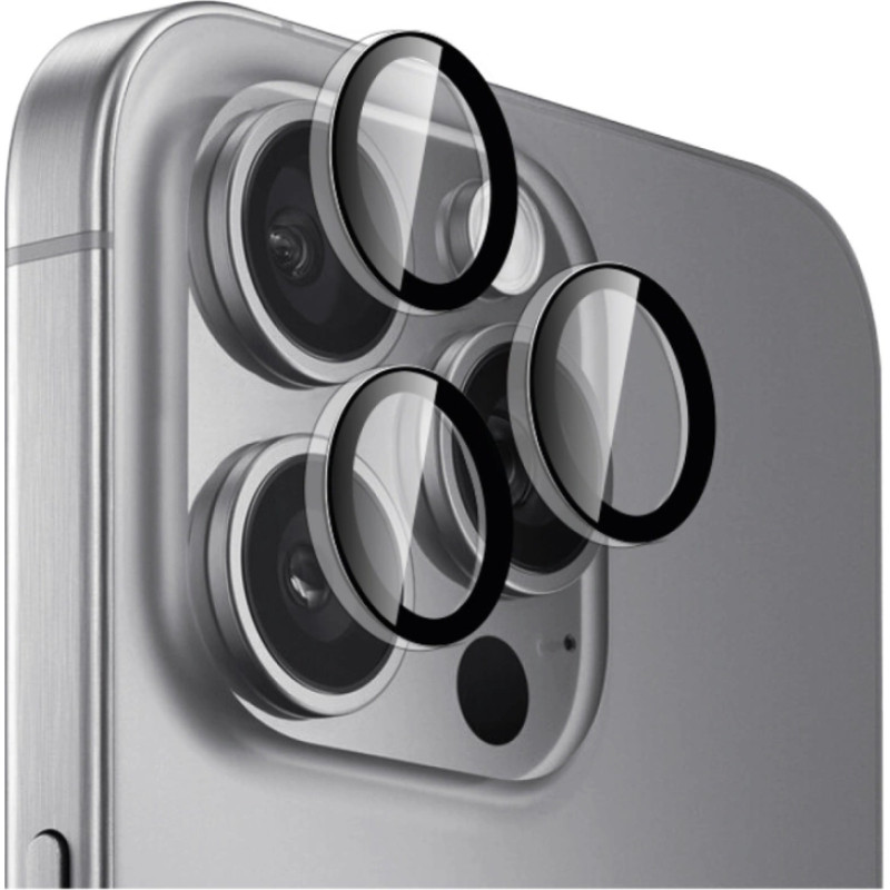 Puro Individual Camera Lens tempered glass for iPhone 16 Pro / iPhone 16 Pro Max camera lenses