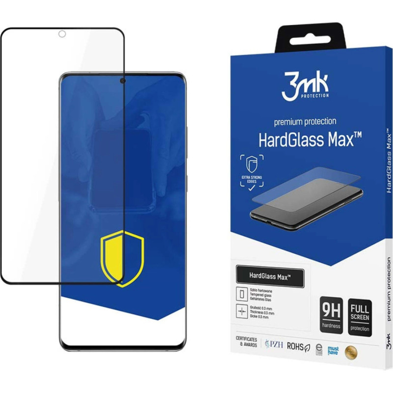 3Mk Protection Tempered glass 3mk HardGlass Max FingerPrint for Samsung Galaxy S20 Plus 5G