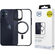 3Mk Protection 3mk Satin Armor MagCase with MagSafe for iPhone 12 / 12 Pro - Clear with Black Frame