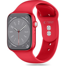 Tech-Protect Silicone Strap for Apple Watch 6 / 7 / 8 / 9 / 10 / SE / Ultra 1 / 2 (44/45/46/49 mm) - Red