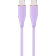 Gembird Kabelis Gembird Premium silicon USB Type-C Male - USB Type-C Male 1.5m Violet