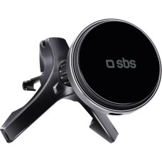 SBS Smartphone holder with wireless charger SBS TESUPMAGWIR15W for air vent, compatible with MagSafe - black