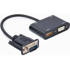 Gembird Adapteris Gembird VGA Male - HDMI Female 0.15m Black