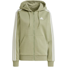 Adidas Essentials 3-Stripes Full-Zip Fleece Sweatshirt W JP2352 (L)