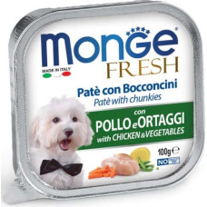 Monge Fresh pate with Chicken & Vegetable 100 g - konservi suņiem