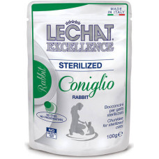 Lechat Excellence Wet Sterilized with rabbit 100 g - konservi kaķiem