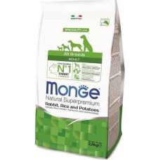 Monge ALL BREEDS Adult Rabbit, Rice and Potatoes 2,5 kg - barība suņiem